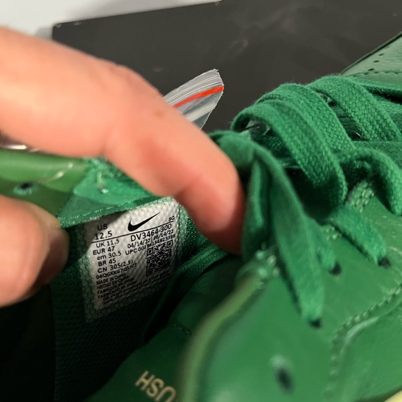 NIKE X AMBUSH AIR FORCE 1 LOW SP, green white, 12.5 - Picture 9 of 10